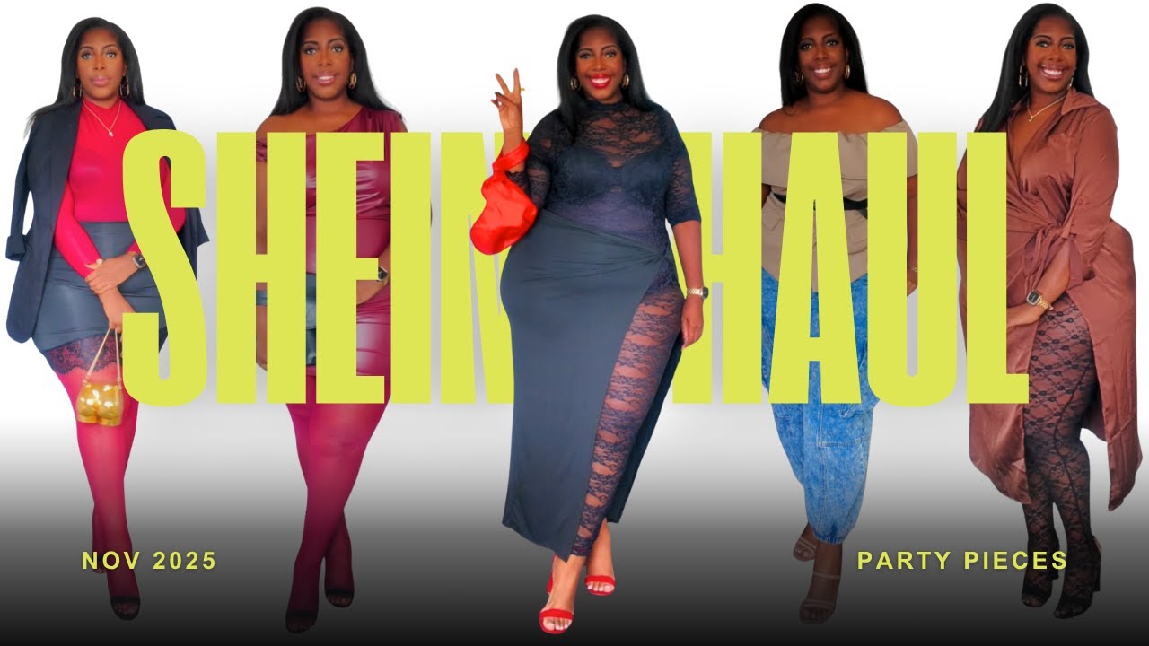 Holiday Party But Make It CURVY 💁🏾‍♀️✨ SHEIN Curve Haul| PrettyNici