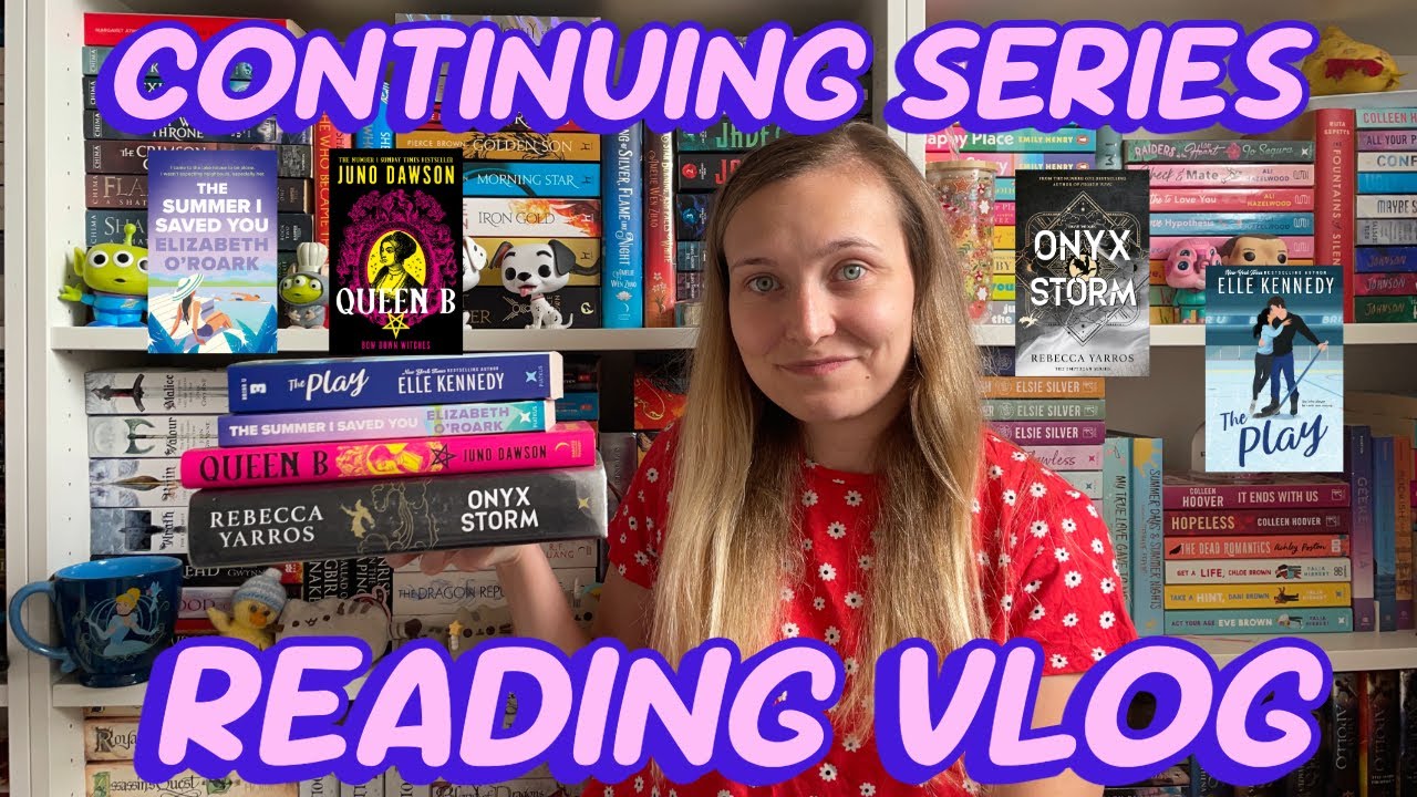 Continuing Book Series I'm in the Middle of! *spoiler free reading vlog*