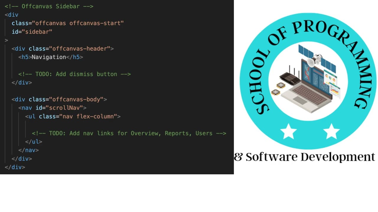 Mastering Bootstrap 5 Offcanvas: Building Modern Slide‑Out Navigation(Week 6 - Lesson 1)