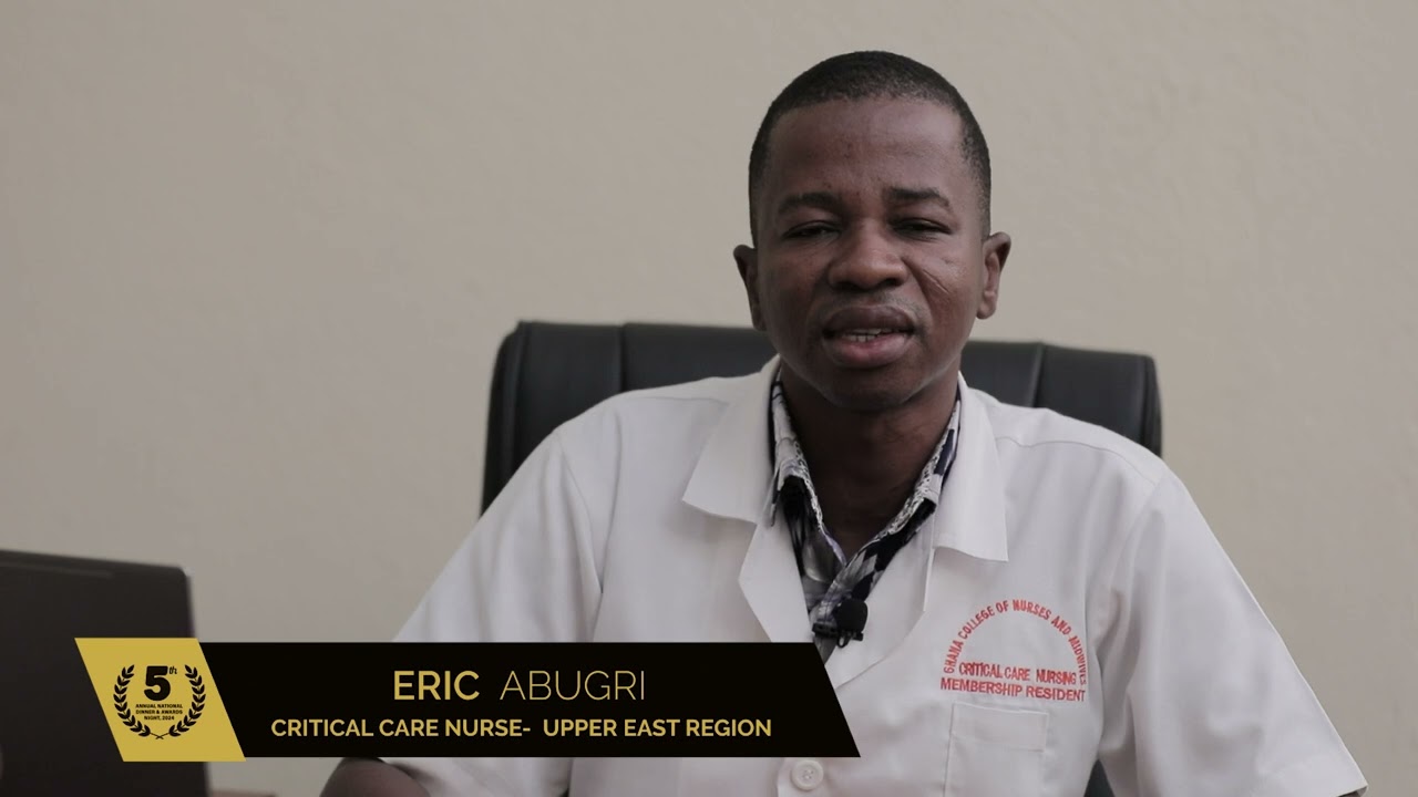 2024 REGIONAL BEST NURSE/MIDWIFE ( UPPER EAST) - ERIC ABUGRI