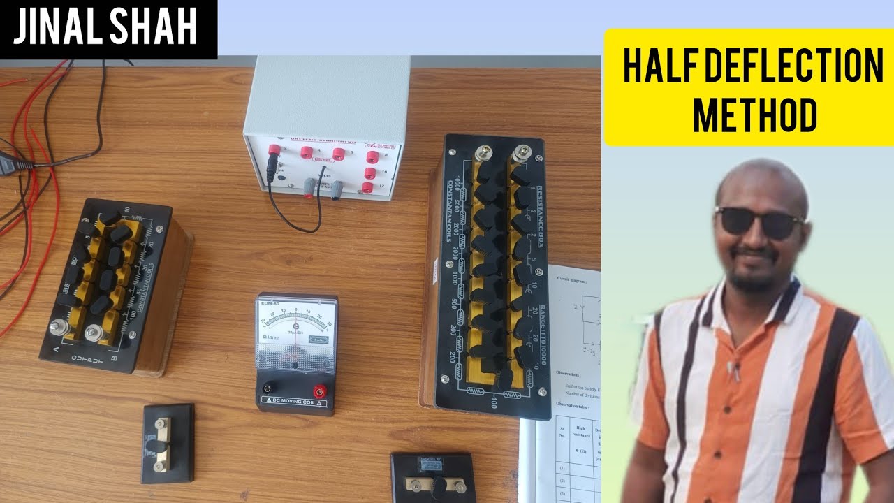 Half deflection method || Practical -4 || Std -12 || Figure of merit ||Jinal shah #physicspractical 