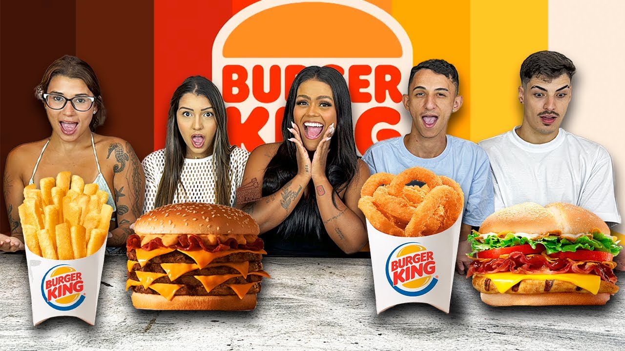 O ÚLTIMO A PARAR DE COMER BURGUER KING EXTREMO !!!