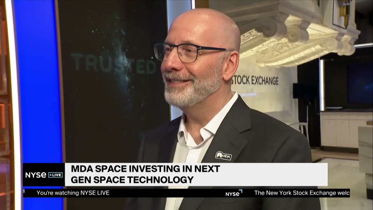 Генеральный директор MDA Space Майк Гринли стремится к вершинам успеха в дебюте компании на Нью-Й...