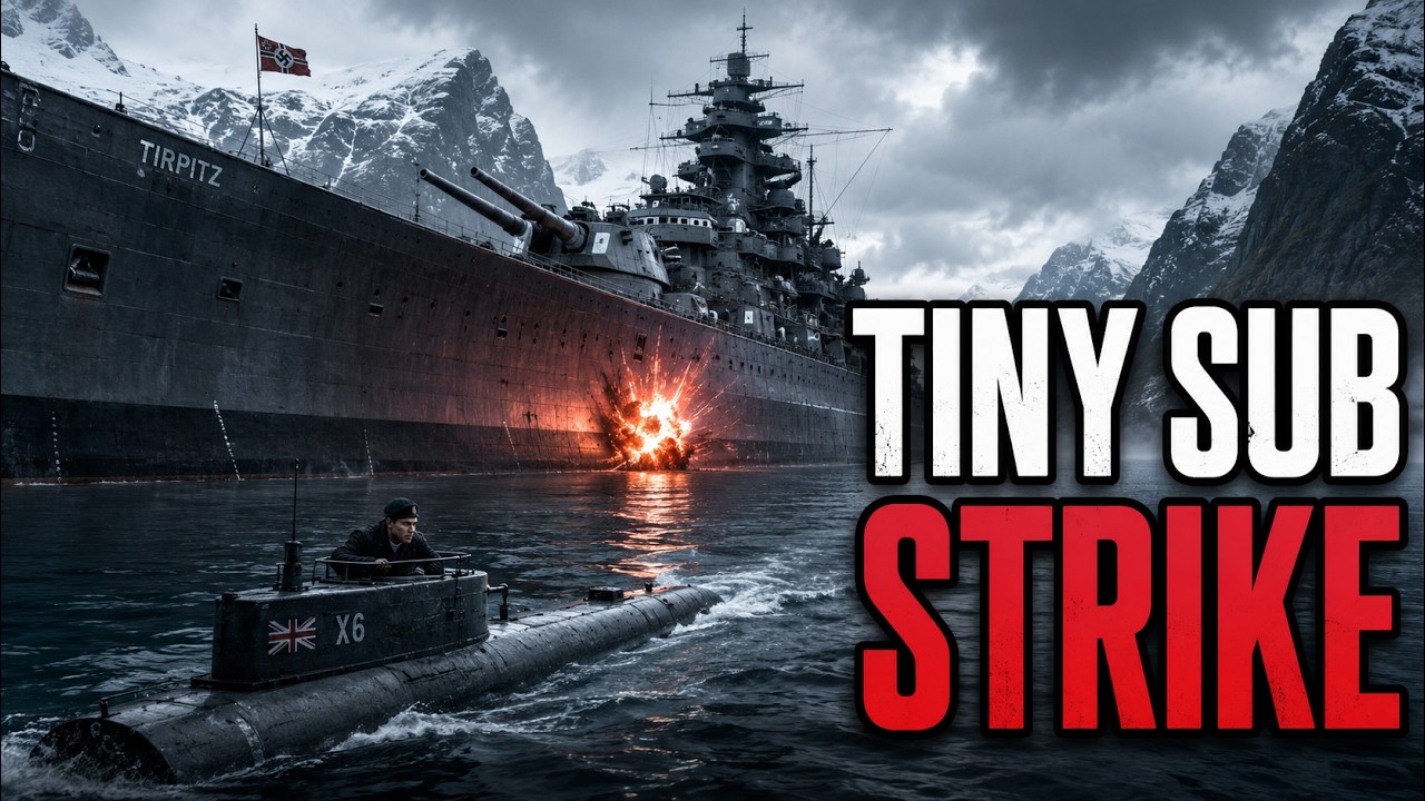 The Midget Submarines That Crippled Germany's Greatest Battleship