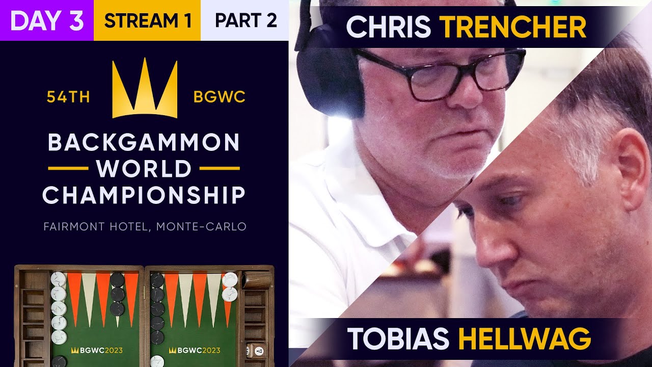 54th Backgammon World Championship - Day 3 - Stream 1 - Part 2 - Monte Carlo Open - Conso - Final