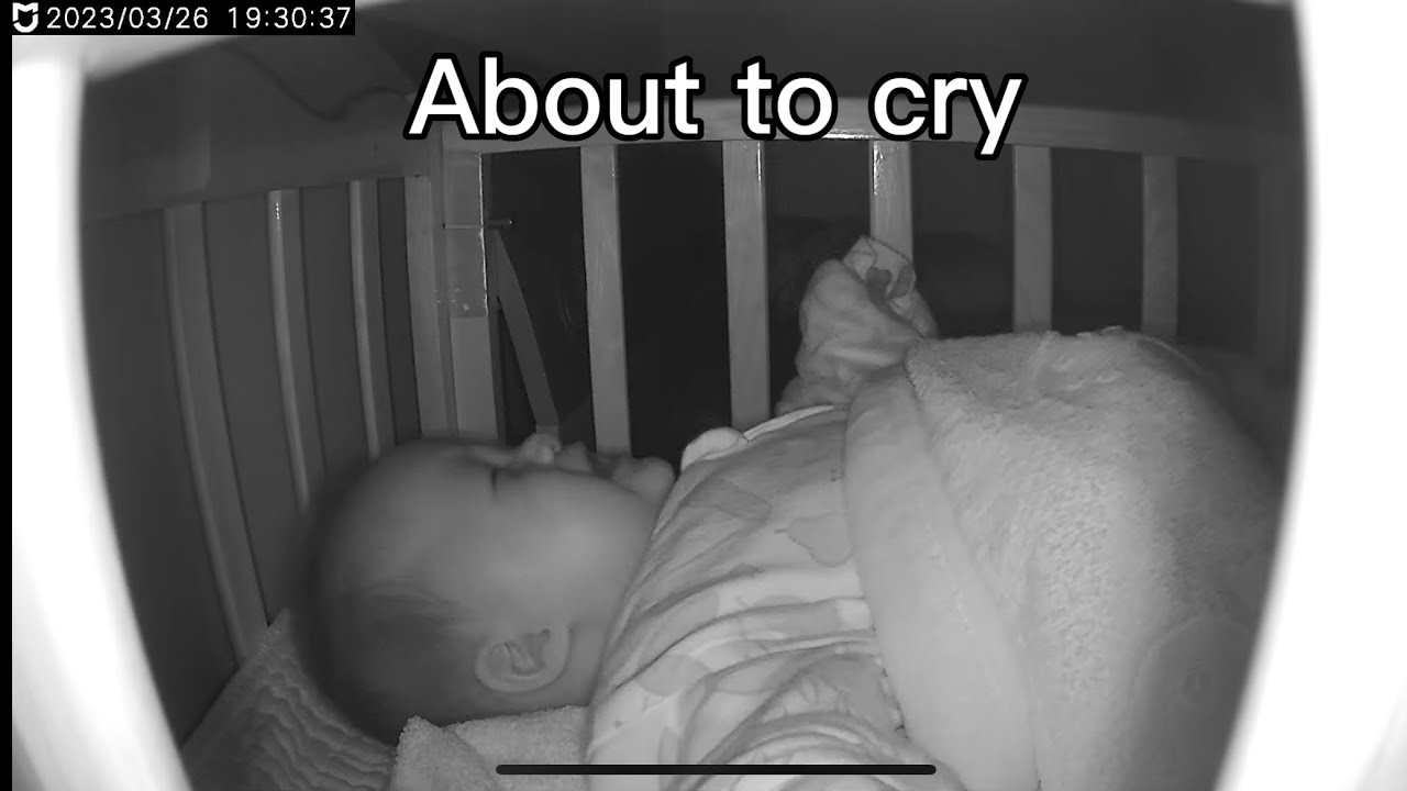 Cry-it-out Method Sleep Training | Time-lapse  Baby Monitor