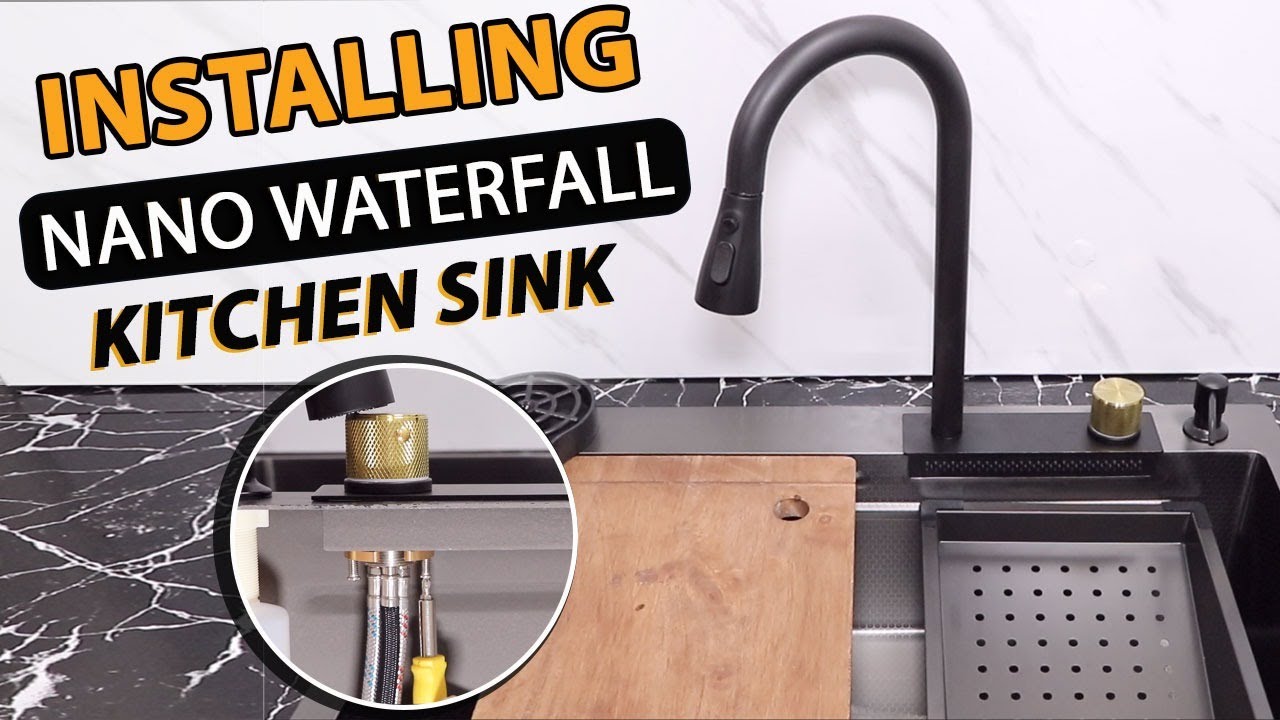 How to INSTALL Nano Waterfall Sink | Pull-Out Mixer Faucet | Ruhe Nano Kitchen Sink | Tips & Tricks