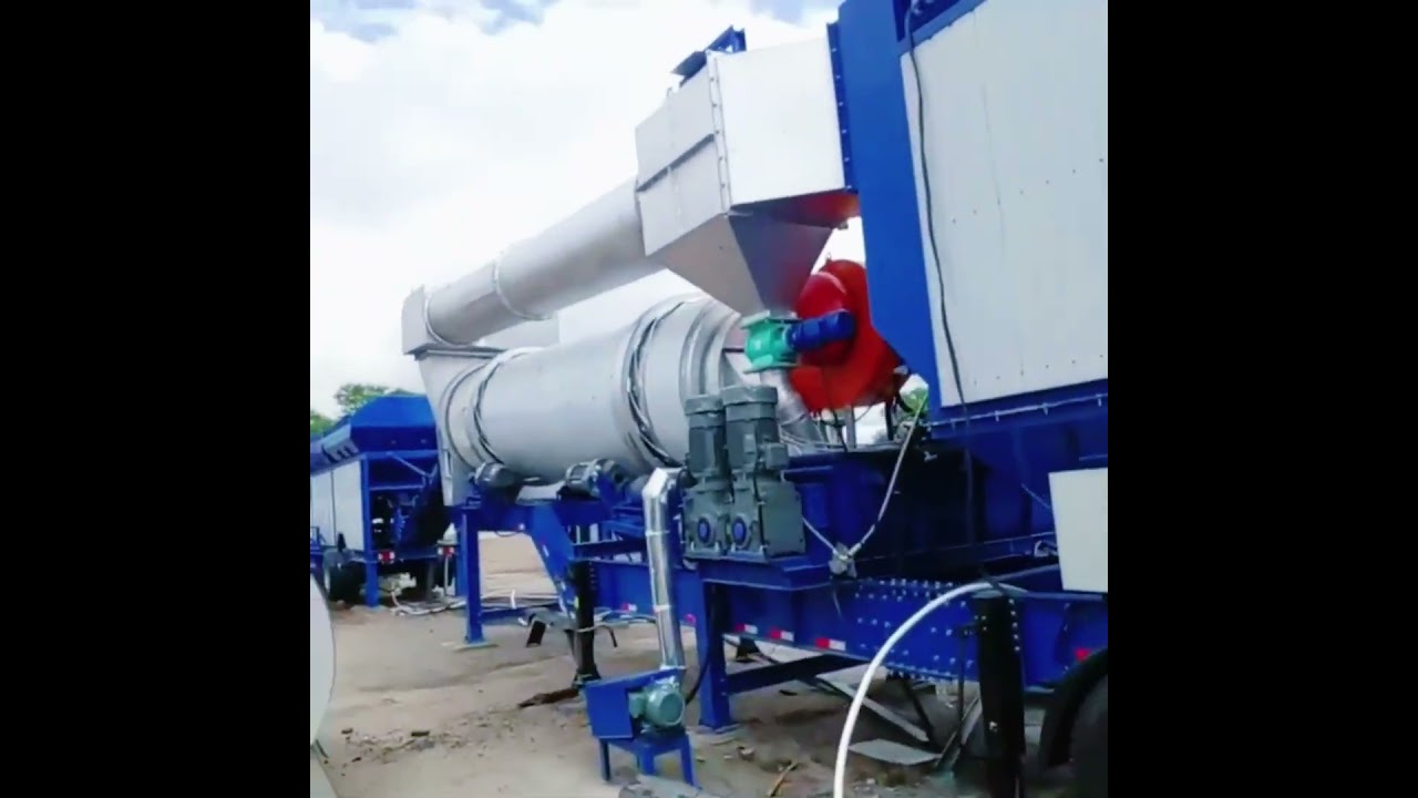 80TPH Mobile Drum Mix Asphalt Plant Has Smoothly Arrived At the Construction Site