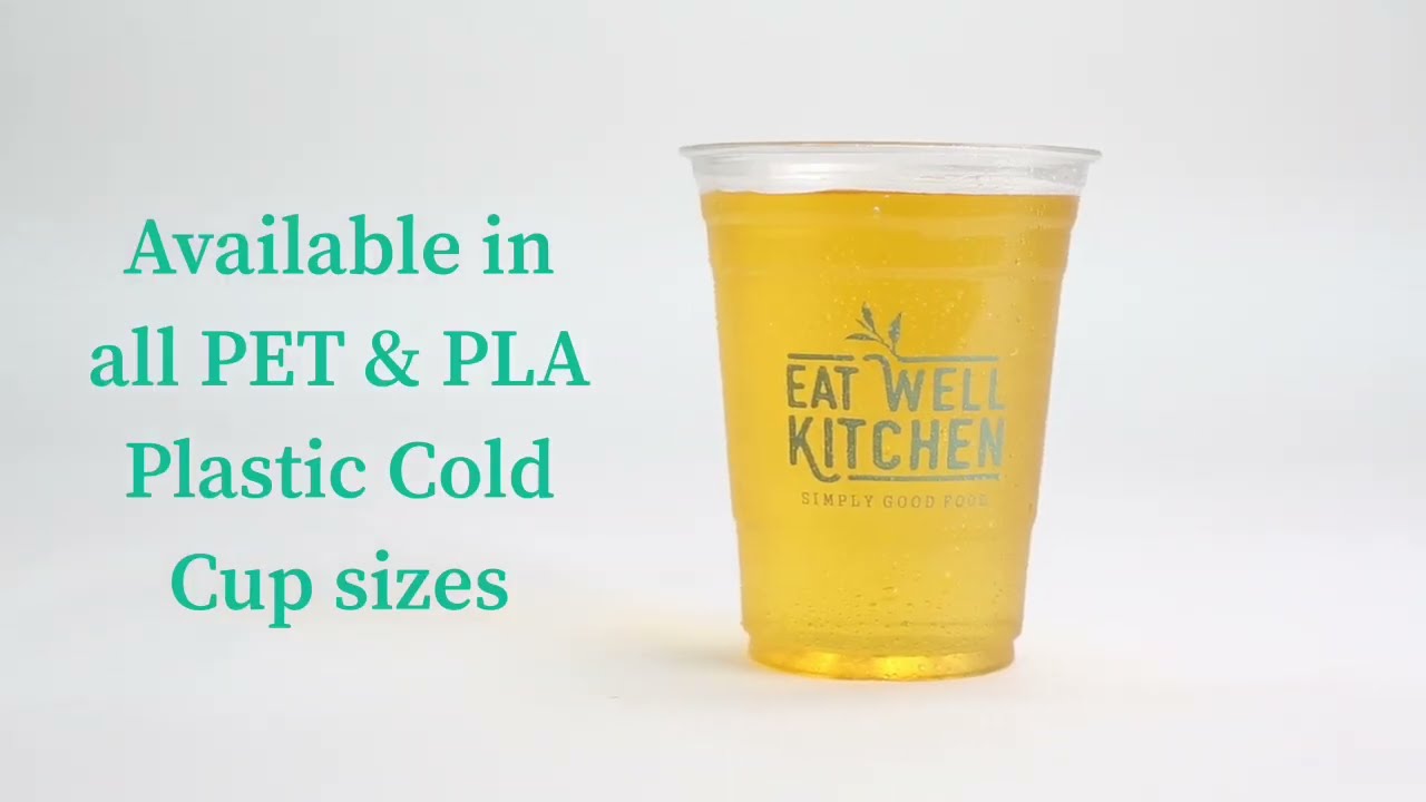 Custom Printed Plastic Cold Cups from Your Brand Cafe