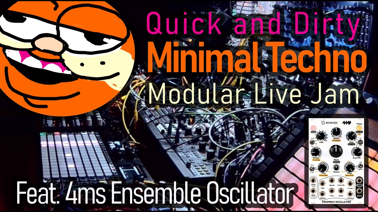 Minimal Techno Modular Live Jam feat. 4ms Ensemble Oscillator | Feb 27, 2026 | Quick and Dirty