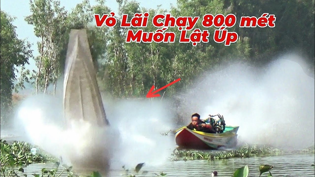 Đua Võ Lãi Chạy 800mét .Vỏ Lãi Chạy  Bay Muốn Lật Úp.