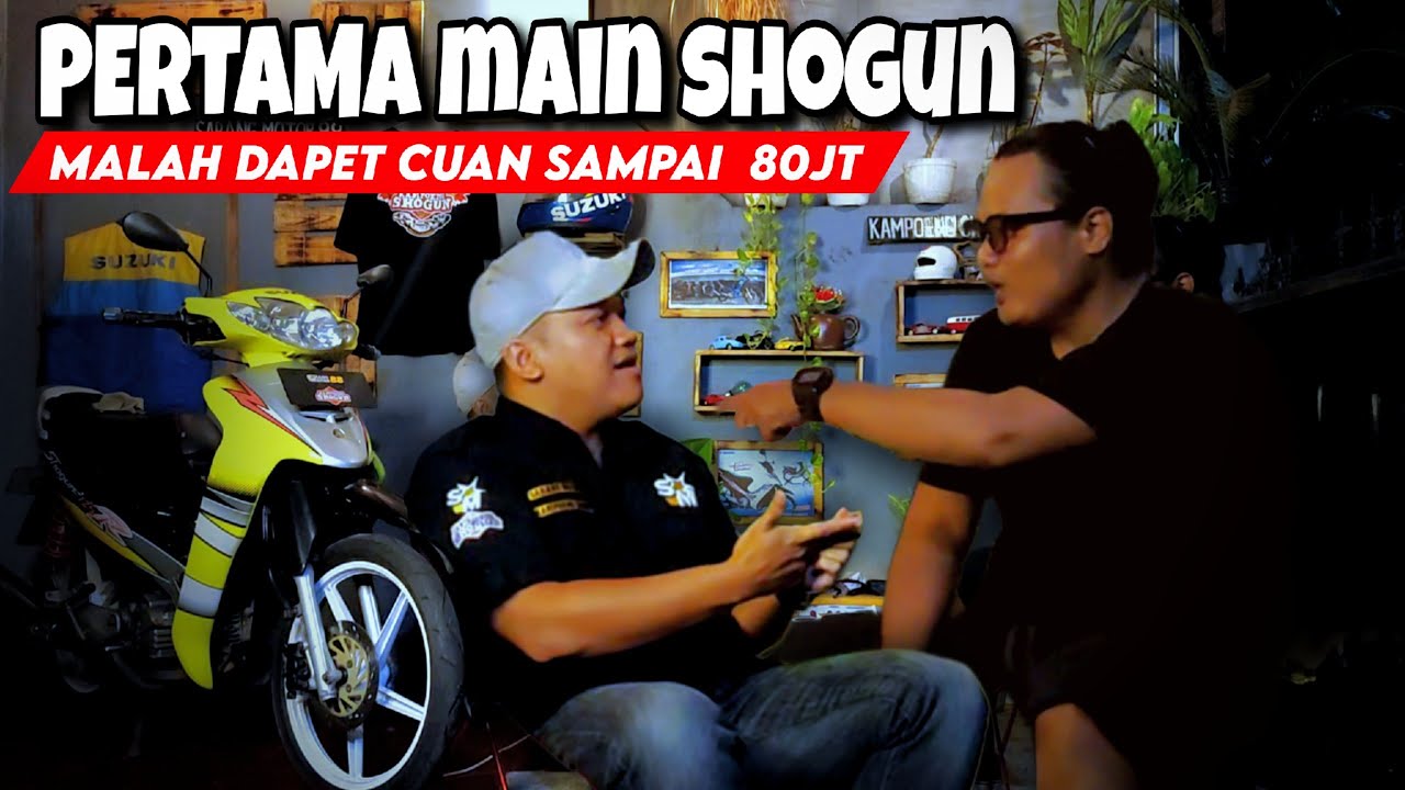 SUZUKI SHOGUN MENEPIS MITOS ‼️ TAKUT MAIN SHOGUN MALAH UNTUNG ‼️ SARANG MOTOR 88