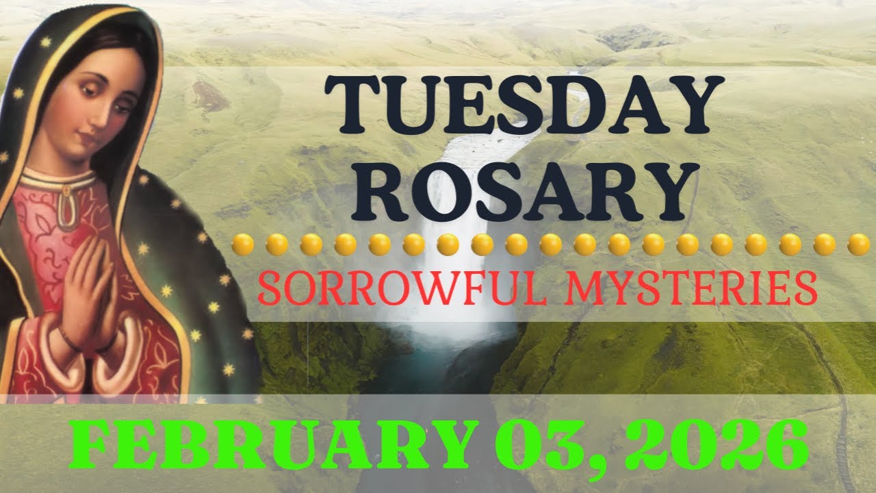 Holy Rosary Today Tuesday, February 03, 2026 • The Holy Rosary Today • Sorrowful Mysteries