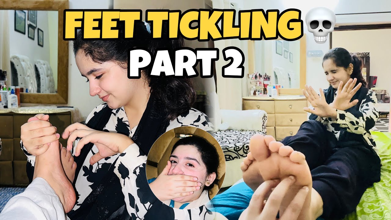 FEET TICKLING PART 2💀Tickling on feet with oil👻Most requested Challenge |Life with Noorah|