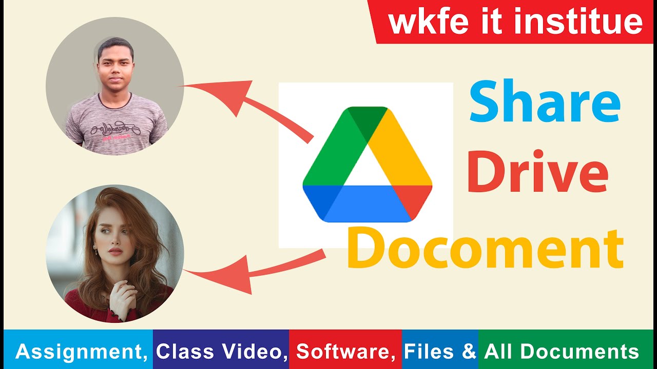 How to share google drive link | Upload file | Get Link | কিভাবে গুগল ড্রাইভ ব্যবহার  করবেন  |  wkfe