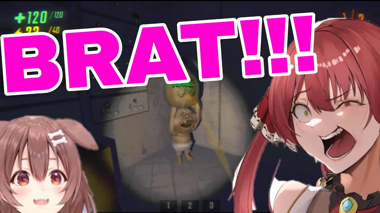 Korone Can't Stop Laughing At Marine Raging At Brat | R.E.P.O [Hololive/Sub]