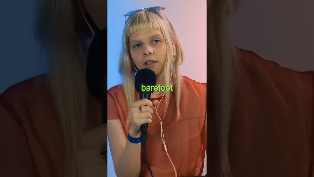 Why Aurora performs BAREFOOT 😳
