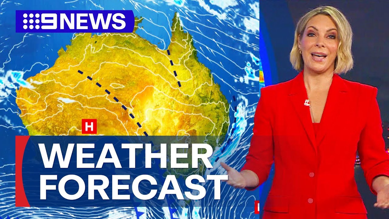 Australia Weather Update: Showers to continue across the country’s east coast | 9 News Australia