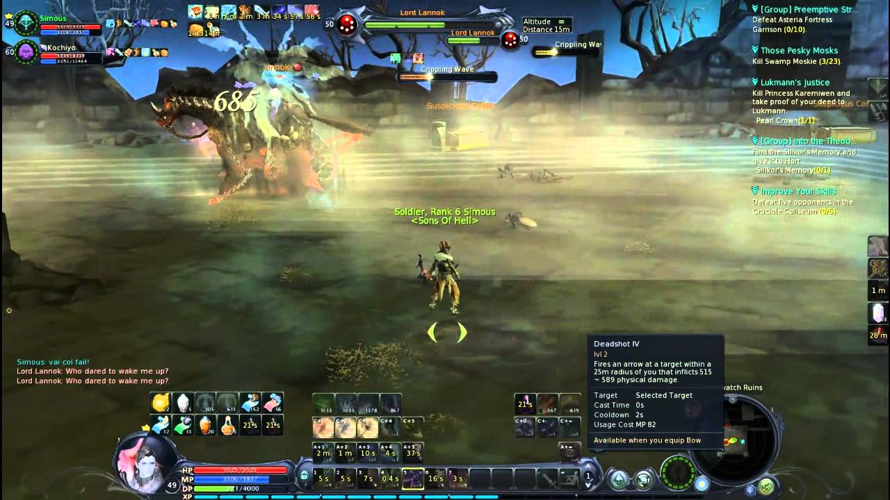 Aion NA Duo Trying to kill Lannok (Adma boss)