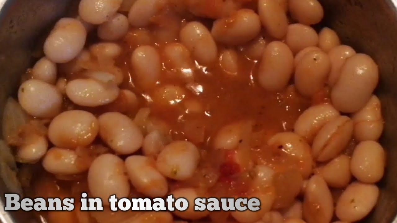 How I cook dried beans | Beans in a chilli tomato and onion sauce