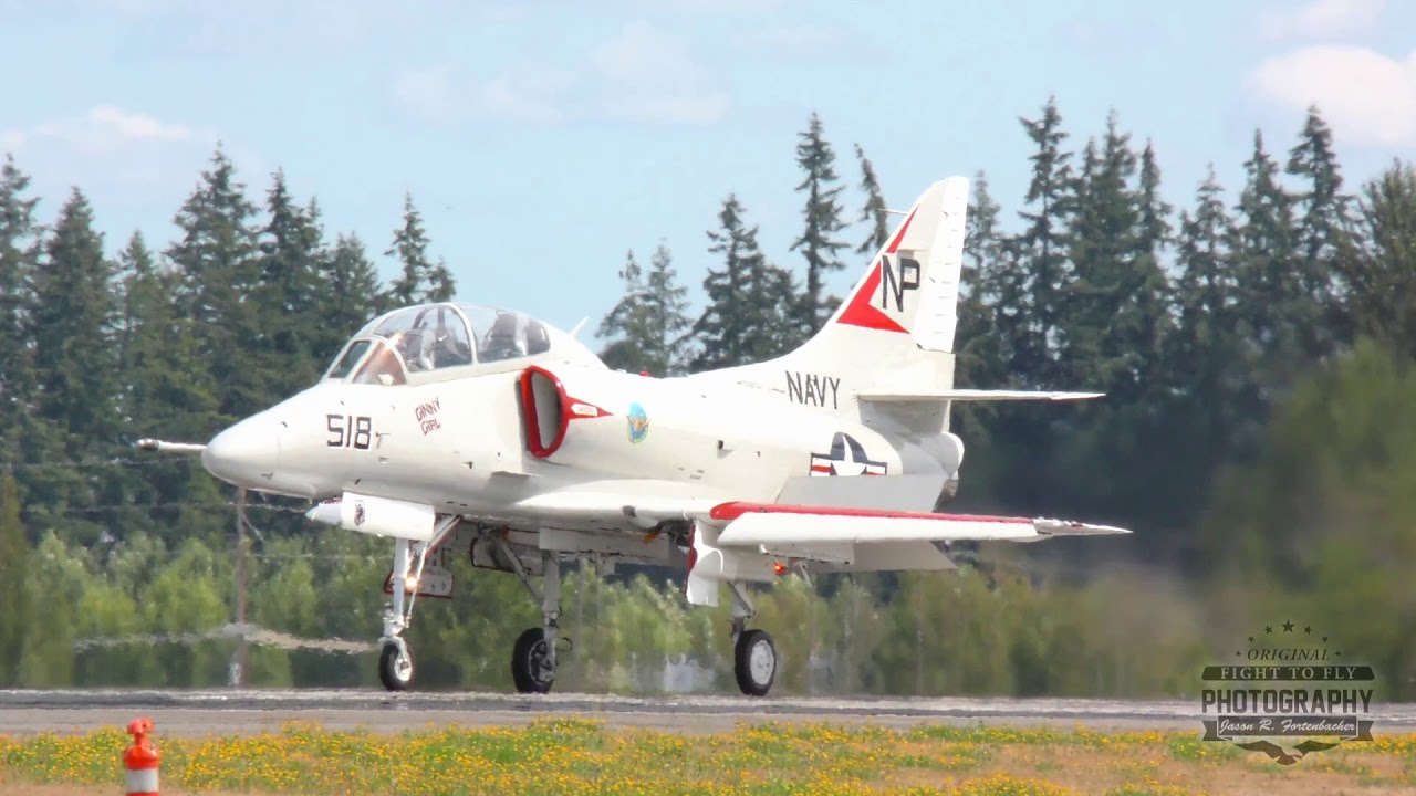 SkyFair 2018 - TA-4J Skyhawk 518 Demo
