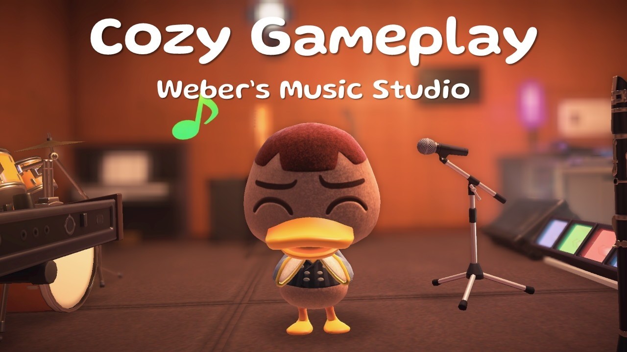 ACNH | HHP | Weber's 70's Style Music Studio | Cozy Gameplay | No Commentary