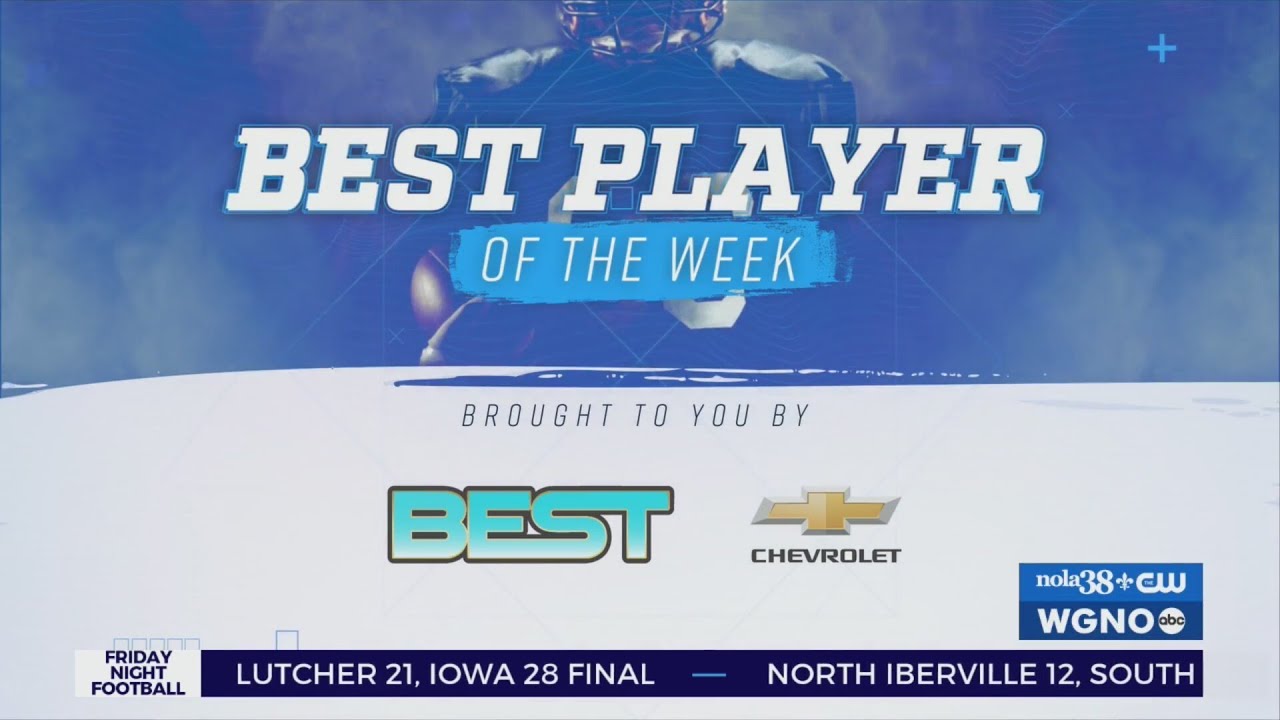 FNF Best Chevrolet Best Player of the Week: Belle Chasse's Cooper Faucheux