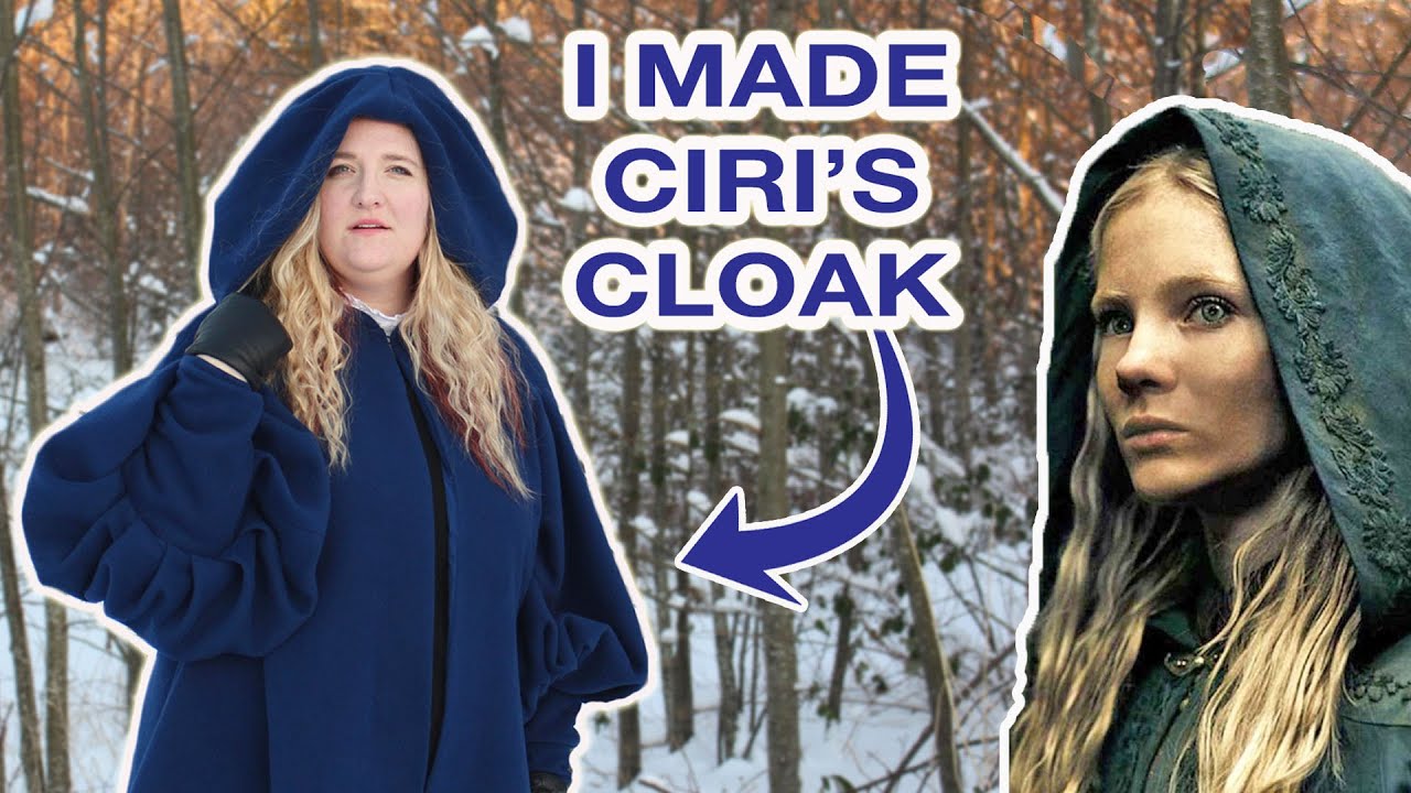 Изготовление плаща Цири из 1 сезона || Косплей по «Ведьмаку»