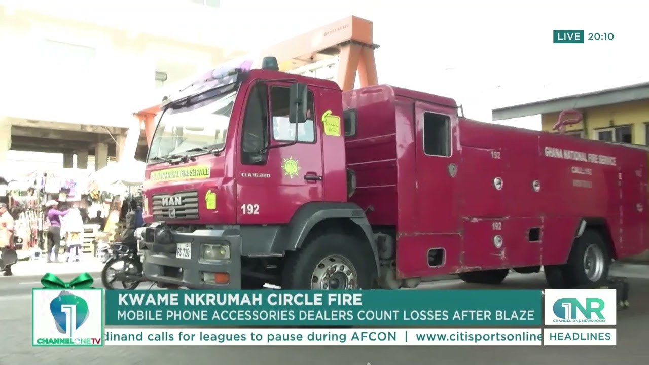 Kwame Nkrumah Circle Fire: Mobile Phone Accessories Dealers Count Heavy Losses
