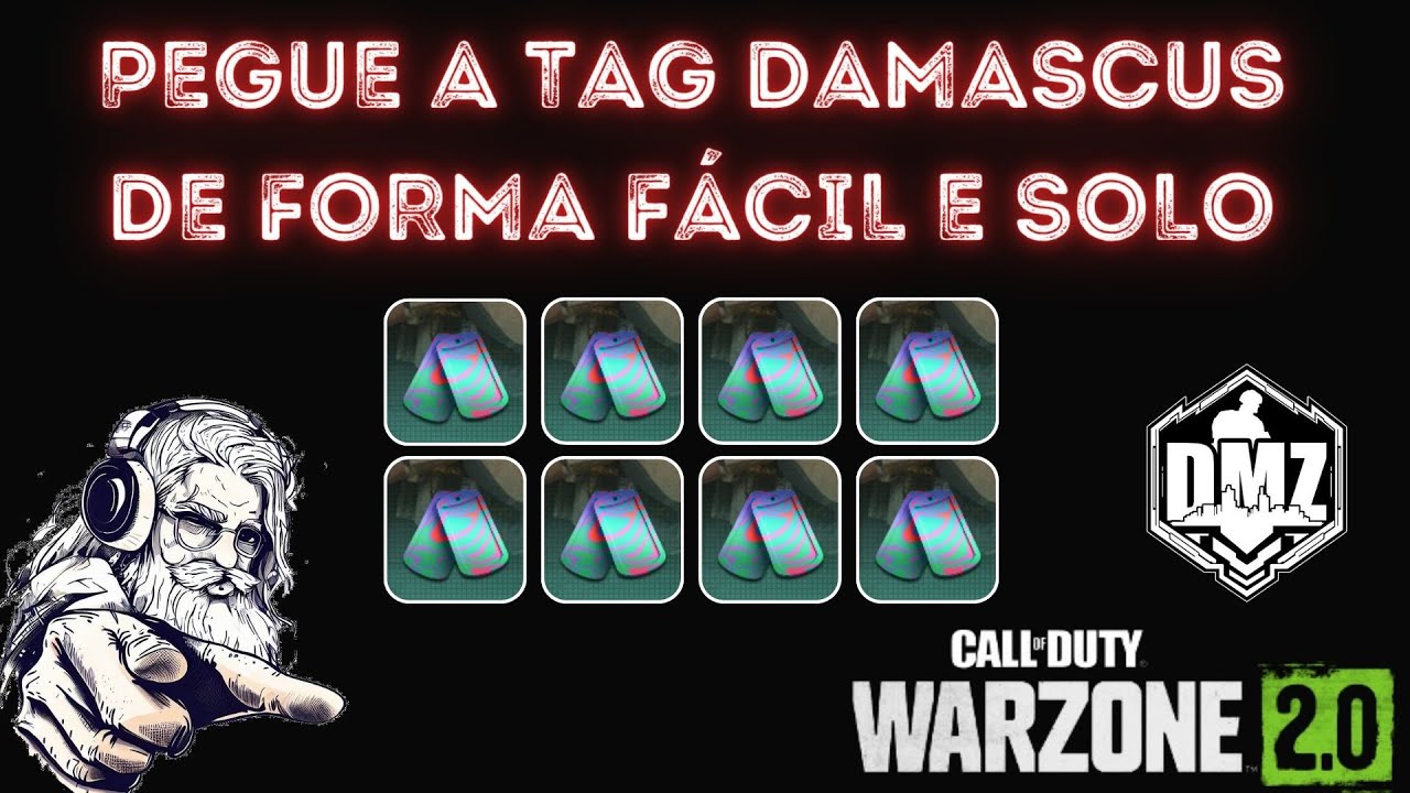 Pegue a Tag damascus solo no DMZ de forma fácil!!