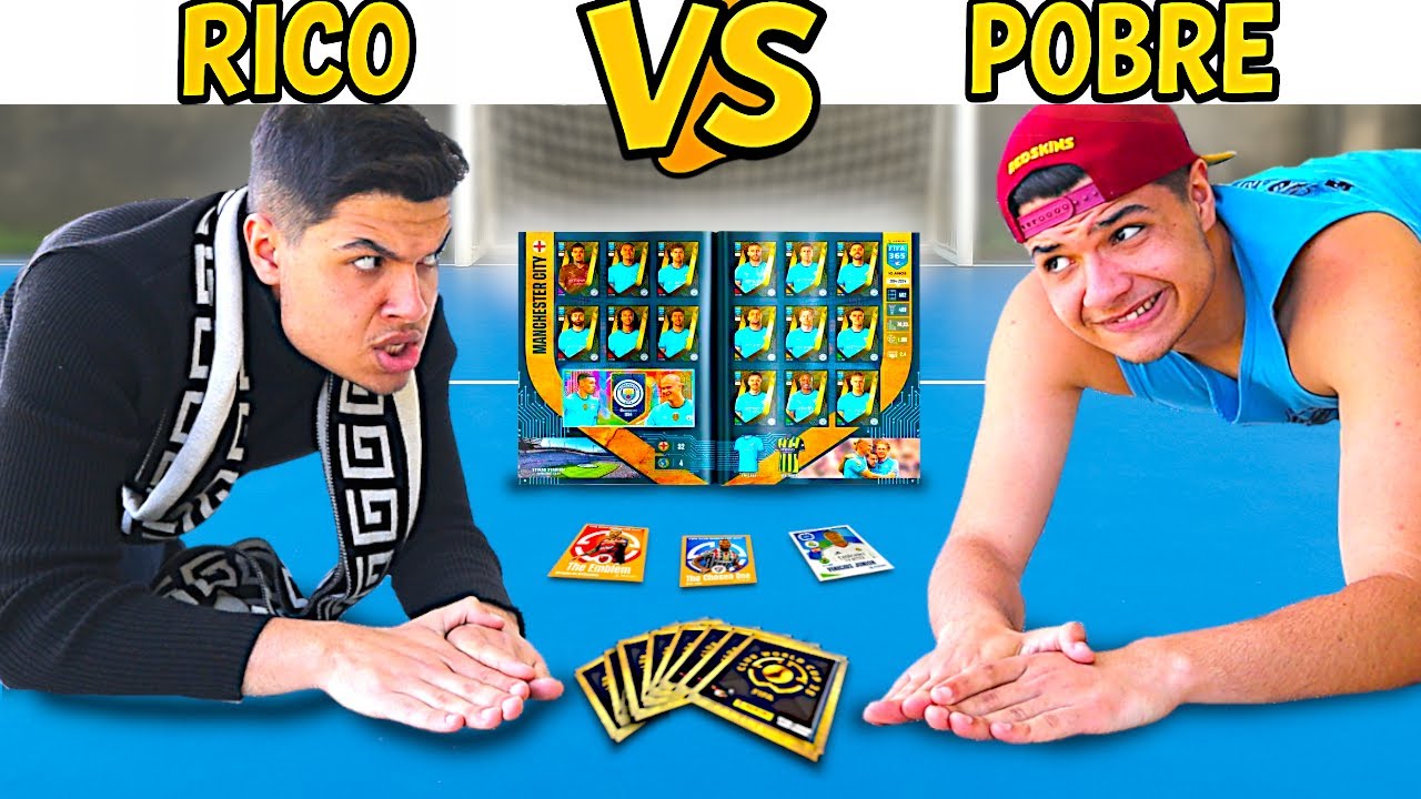 Rico Vs Pobre BATENDO BAFO COM FIGURINHAS DO MUNDIAL DE CLUBES (Episódio 36)