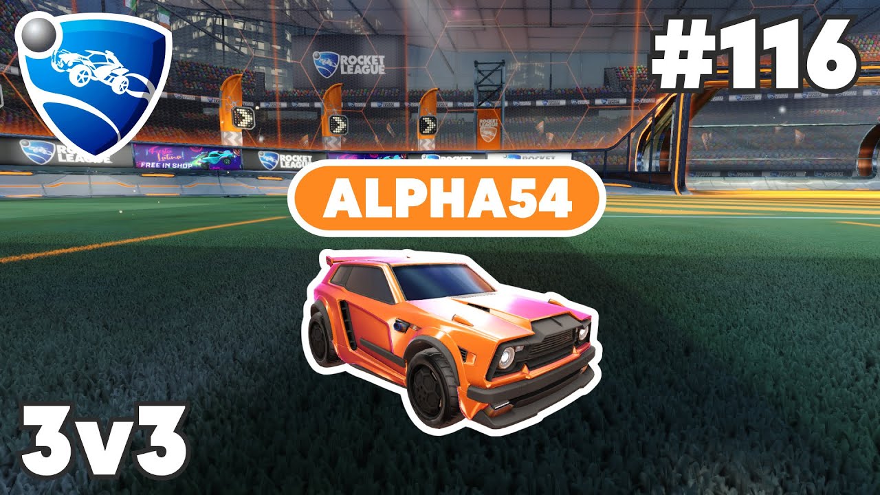 Alpha54 Private 3v3 PRO Replay #116 - Rocket League Replays