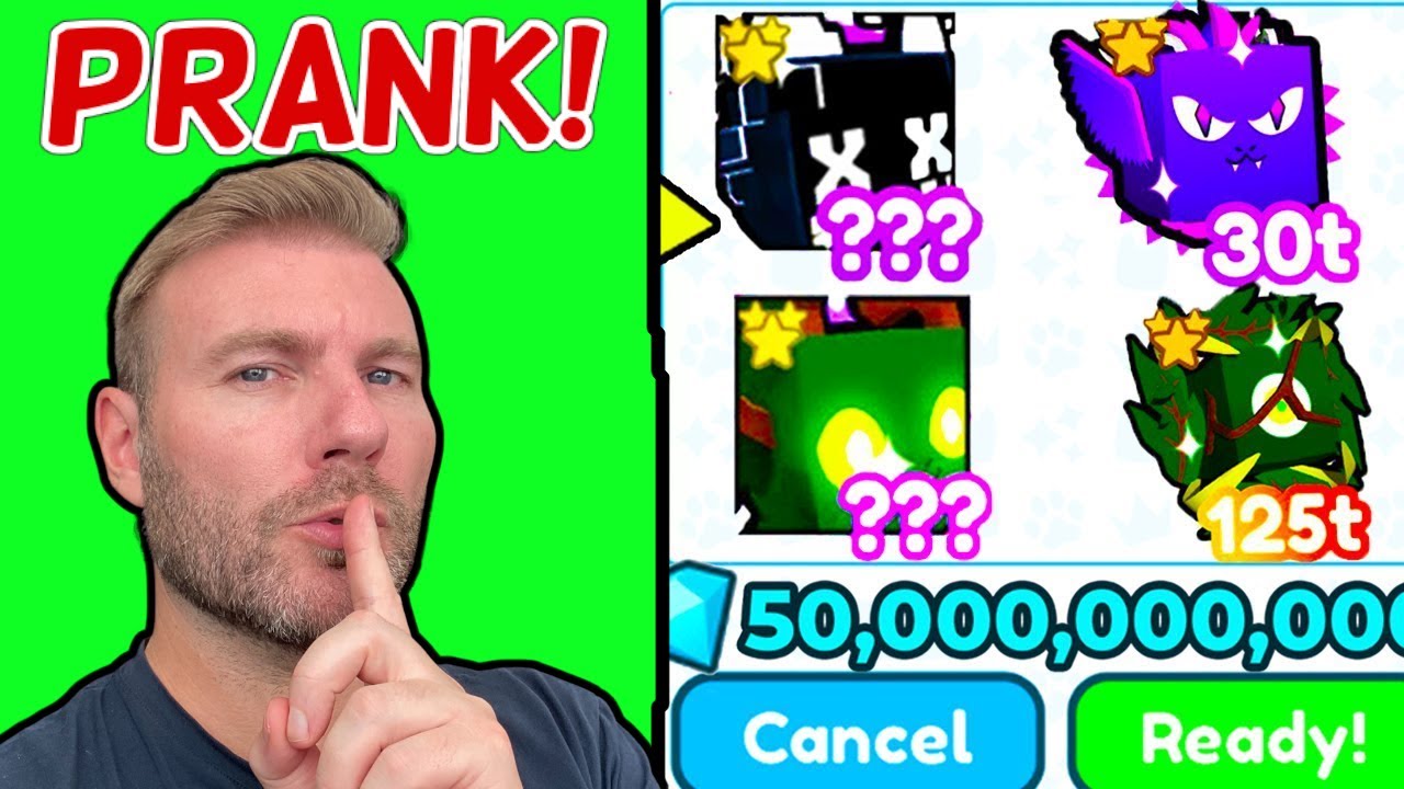 Pranker Mikkeltrier i Pet Simulator X, Roblox