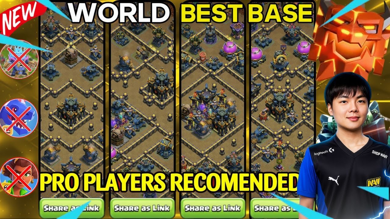 BEST-8 TOWN HALL 17 LEGEND + WAR BASE LINKS | +5900 TROFÉUS In OUTUBRO 2025 | TH17 WAR BASE CoC!