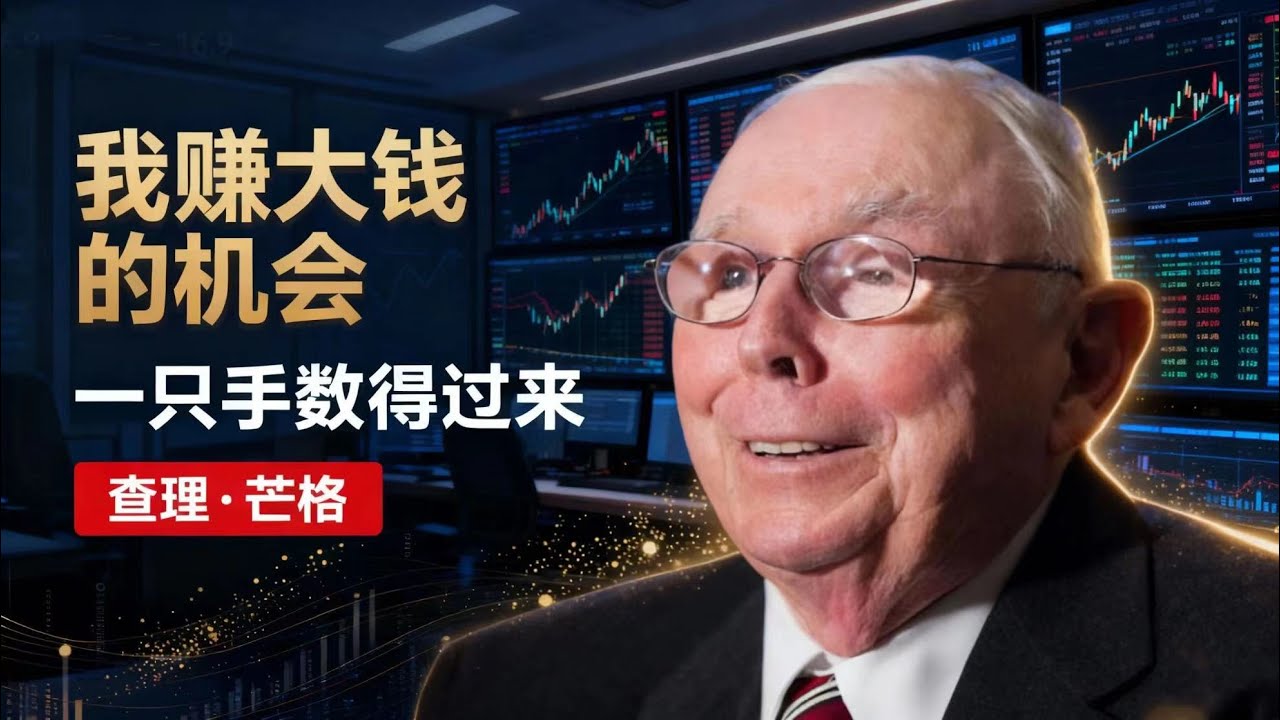 99歲查理蒙格：一輩子真正賺大錢的決定只有5個！別讓「多數機會」毀了你#投資#耐心#價值#機會#智慧#市場#決策#集中#查理蒙格#華倫巴菲特#伯克希爾哈撒韋#BRK.B#美國運通#AXP#金融危機