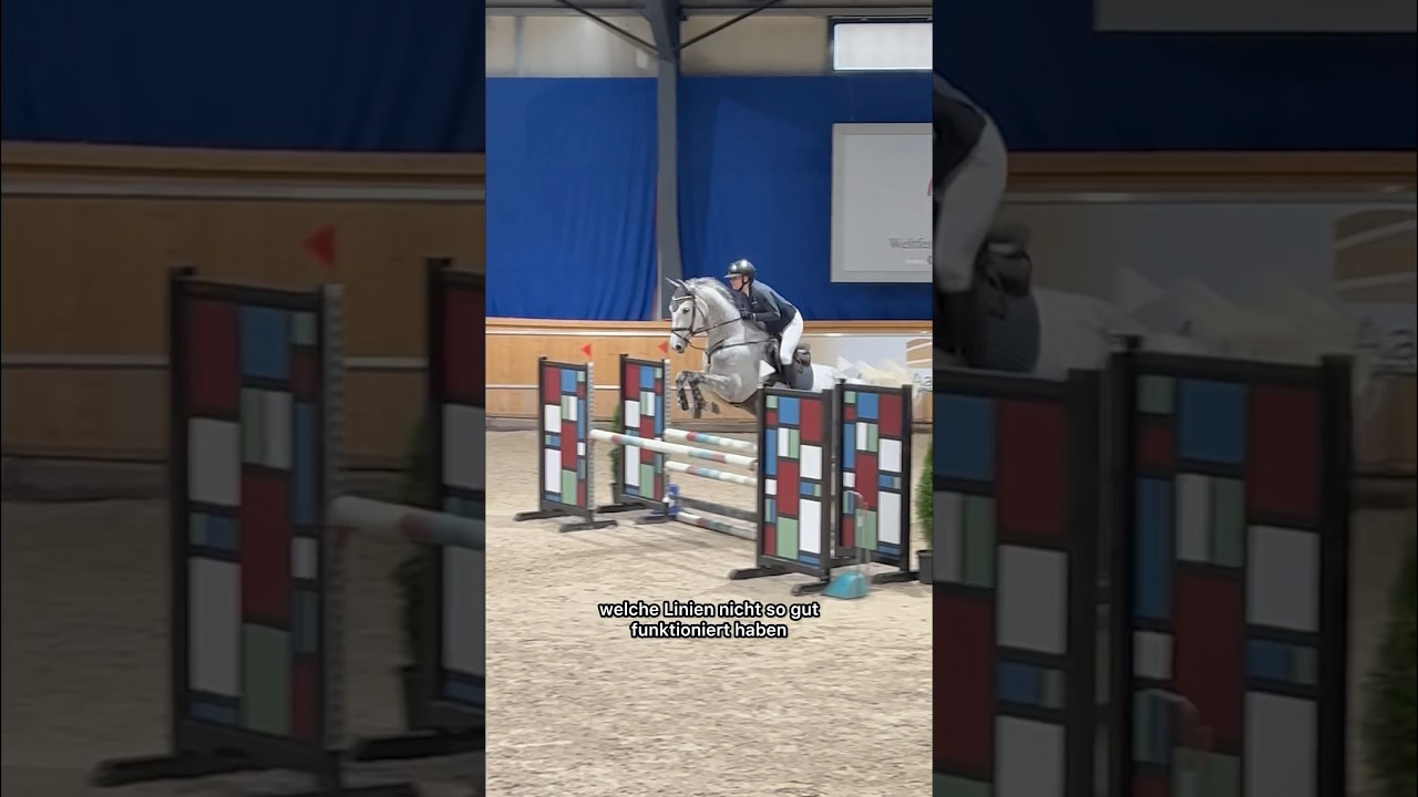 Erstes &ldquo;Turnier&rdquo; dieses Jahr 🏆 #pferd #springreiten #chioaachen
