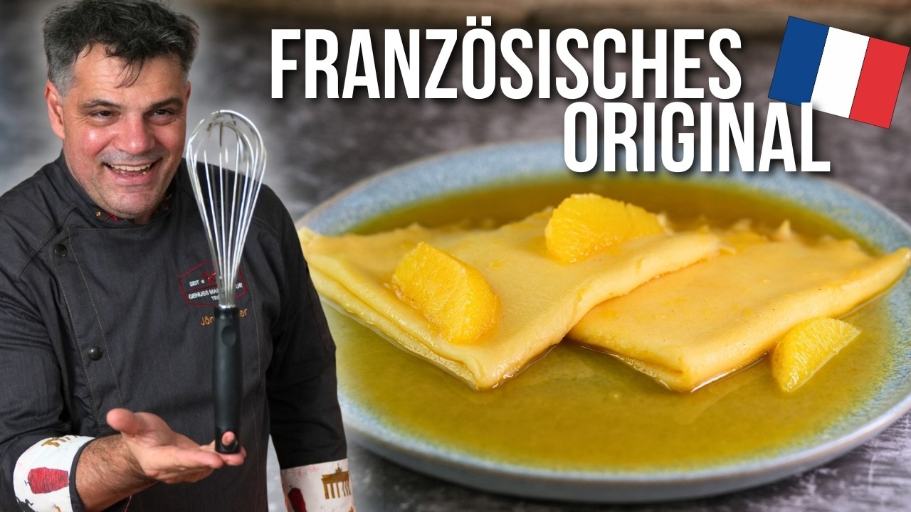 Crêpes Suzette😍​ So wird der Klassiker WIRKLICH in Frankreich gemacht | Genuss Manufaktur Trier