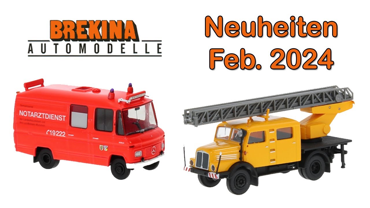 Brekina Modellauto Neuheiten | Februar 2024