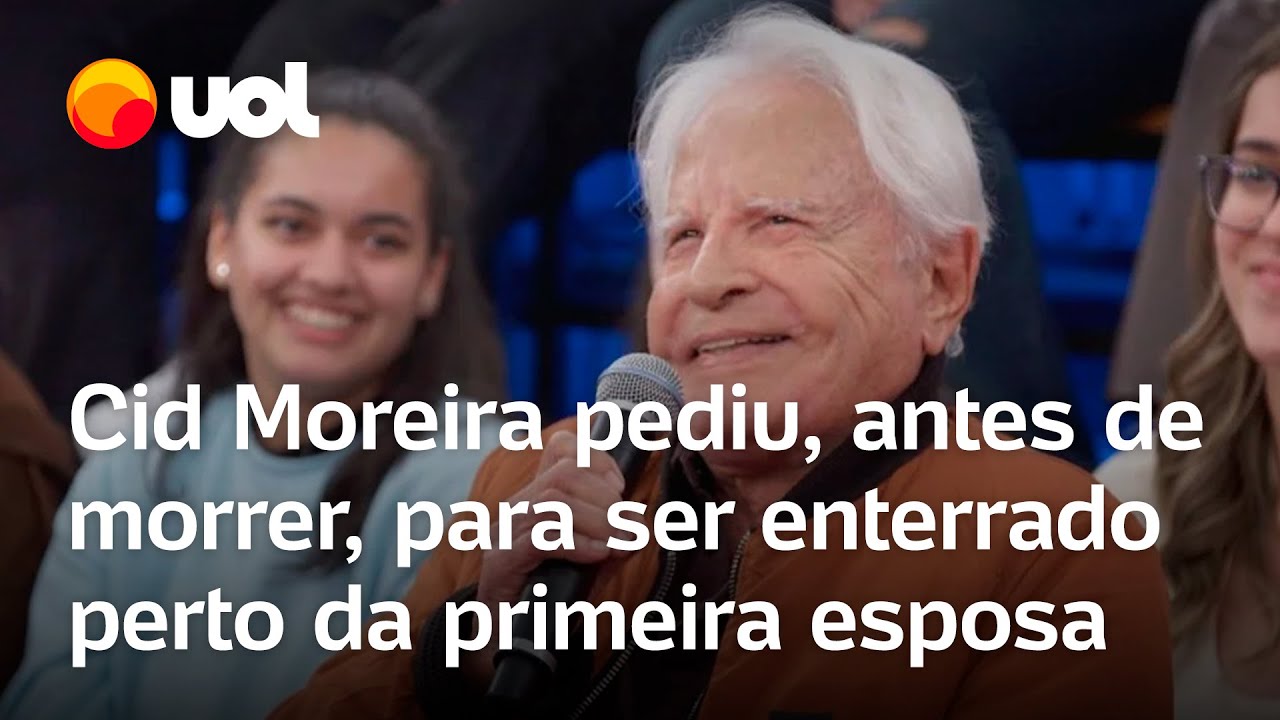 Cid Moreira deixou instruções sobre enterro antes de morrer: 'Quer ficar perto da primeira esposa'