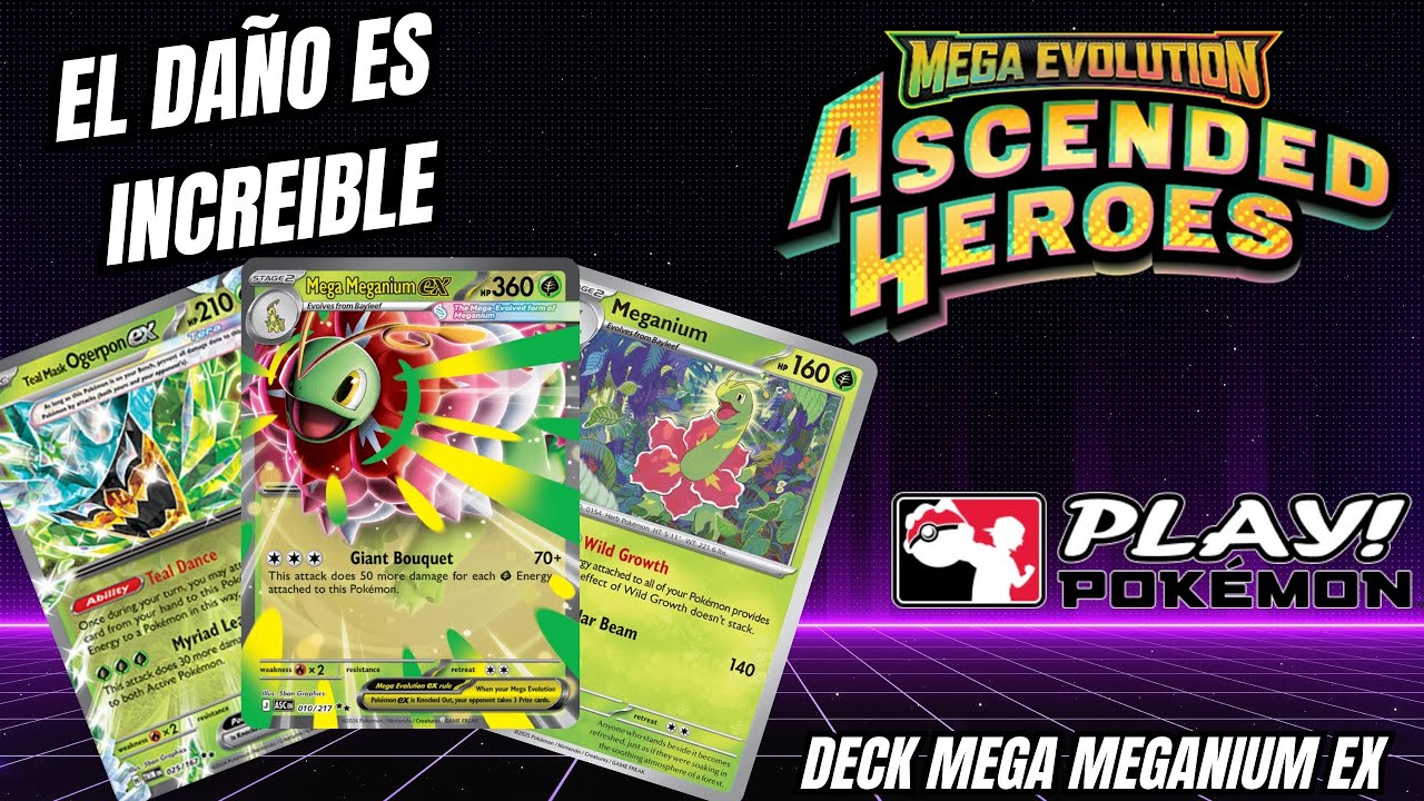 El daño de Meganium EX es increíble
