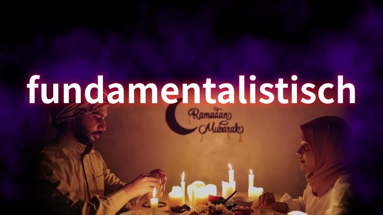 fundamentalistisch. Richtige Sprechweise, Bedeutung. Korrekte Aussprache. Gutes Deutsch.