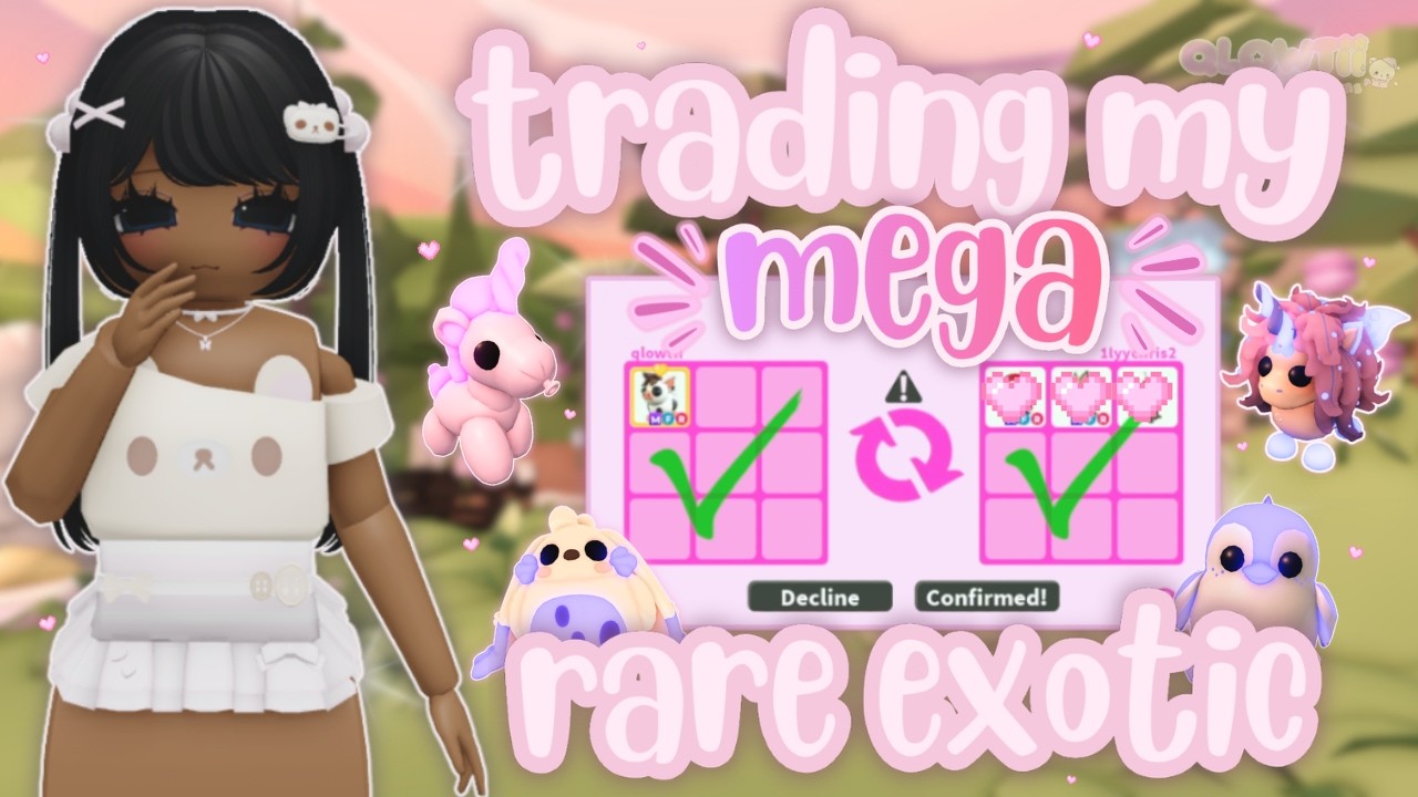 I Traded My HIGH VALUE MEGA EXOTIC for My DREAM PETS?! | Roblox Adopt Me!