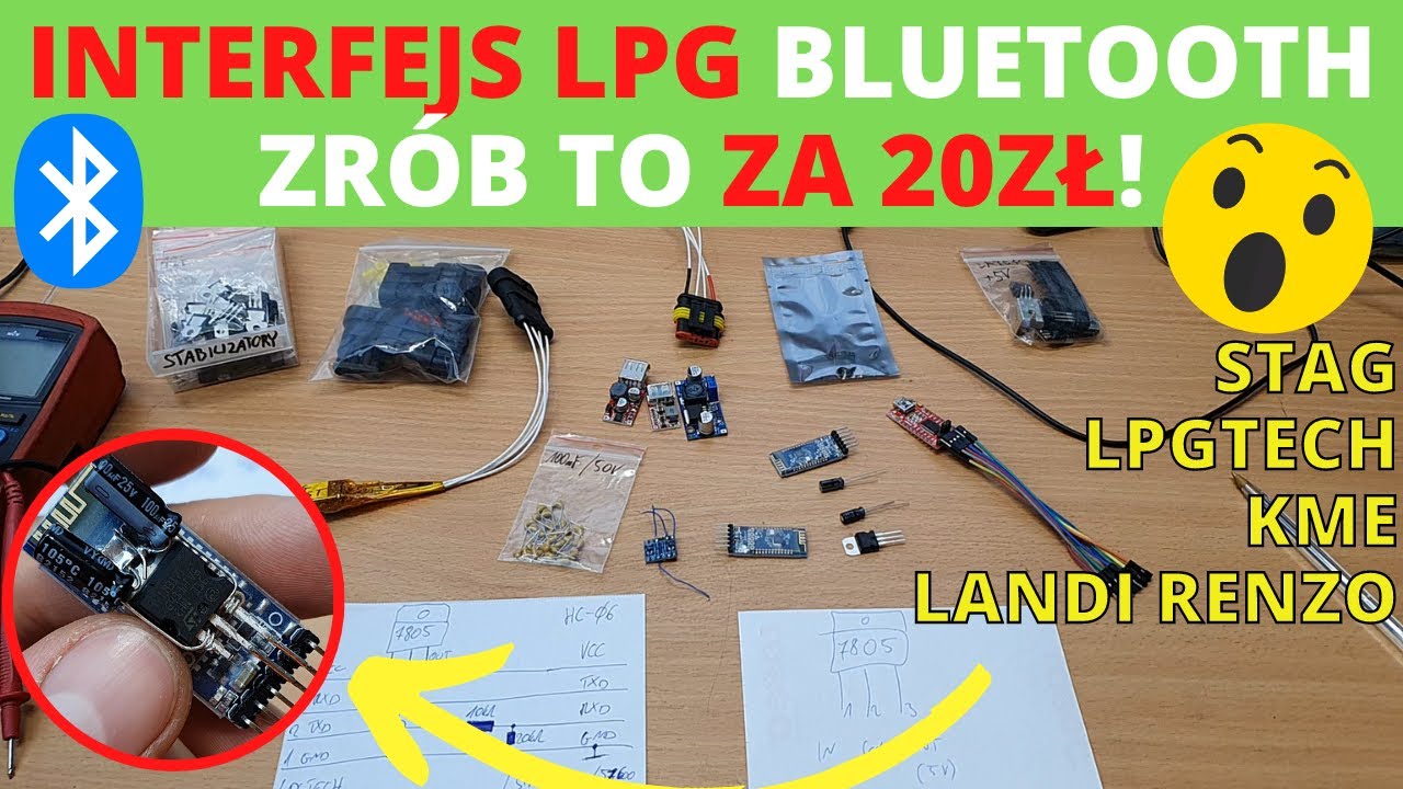Jak zrobić Interfejs Bluetooth USB do instalacji gazowej LPG za 20zł?! STAG LPGTECH KME LANDI RENZO