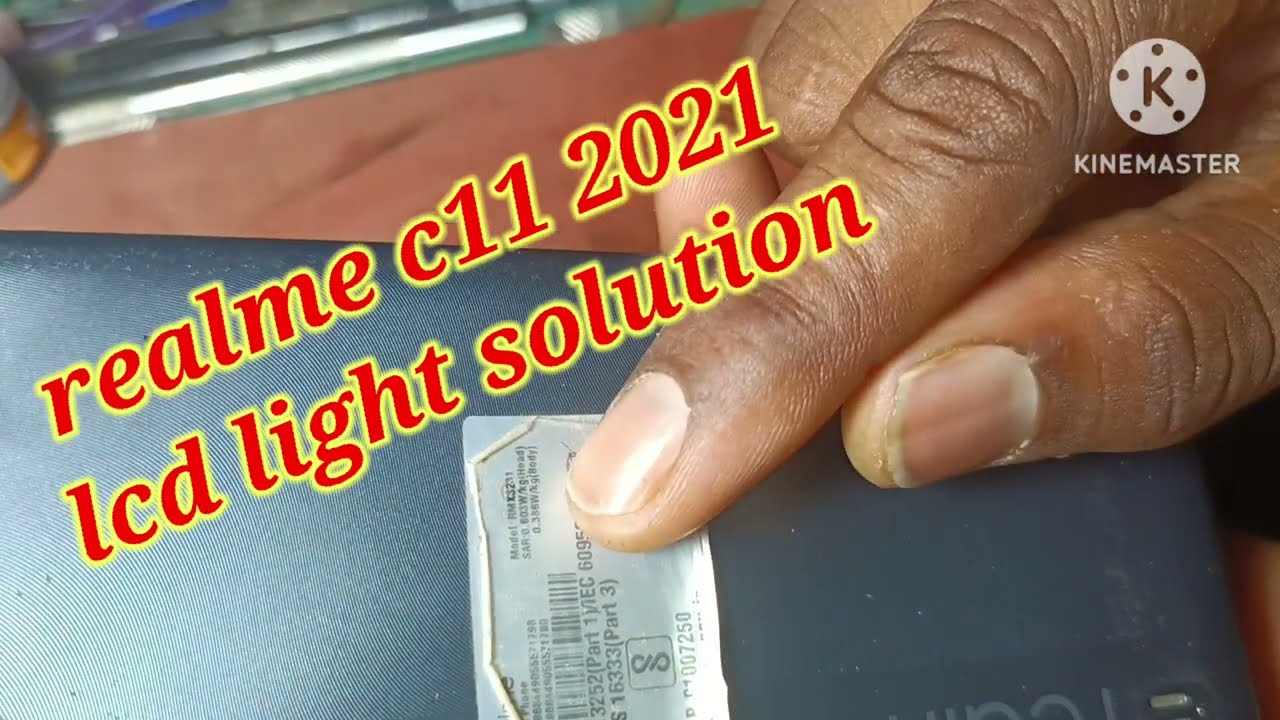 realme c11 2021 lcd light solution👆