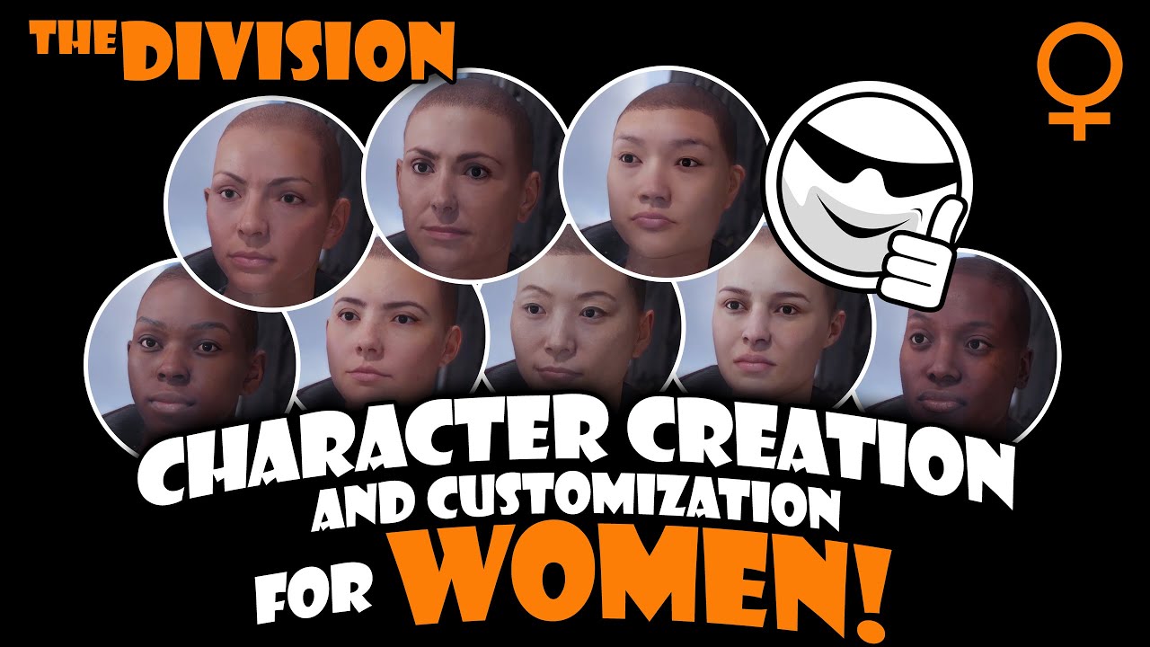 Full Character Creation and Customization | All Women / Female Options | The Division