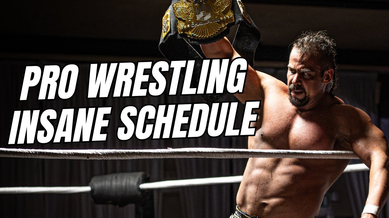 My INSANE Weekly Pro Wrestling Schedule To Train With WWE Superstars REVEALED