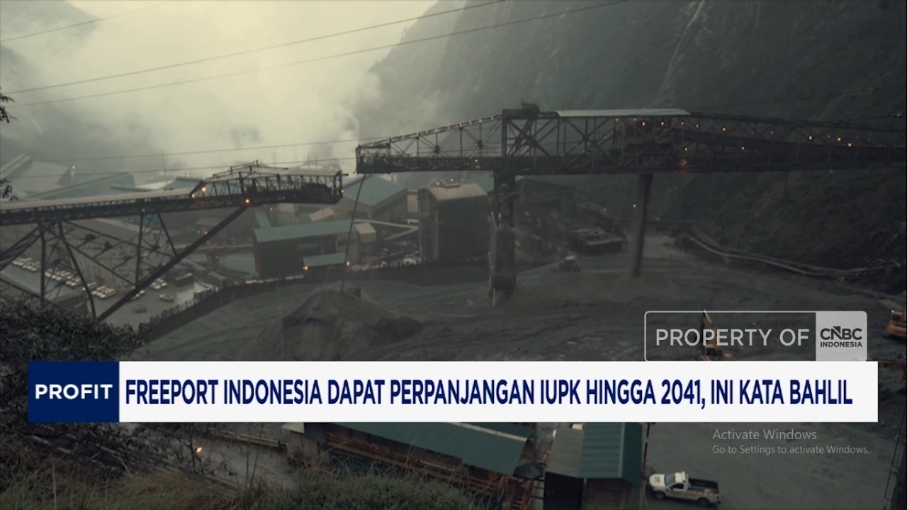 Kepemilikan Saham RI di Freeport Naik Jadi 63% Tahun 2041