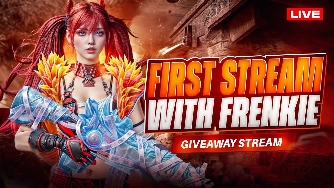 FIRST STREAM WITH FRENKIE || GIVE AWAY STREAM || frenkie.xd