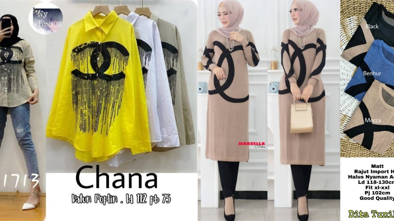 Baju atasan wanita terbaru | Baju tunik terbaru 2022