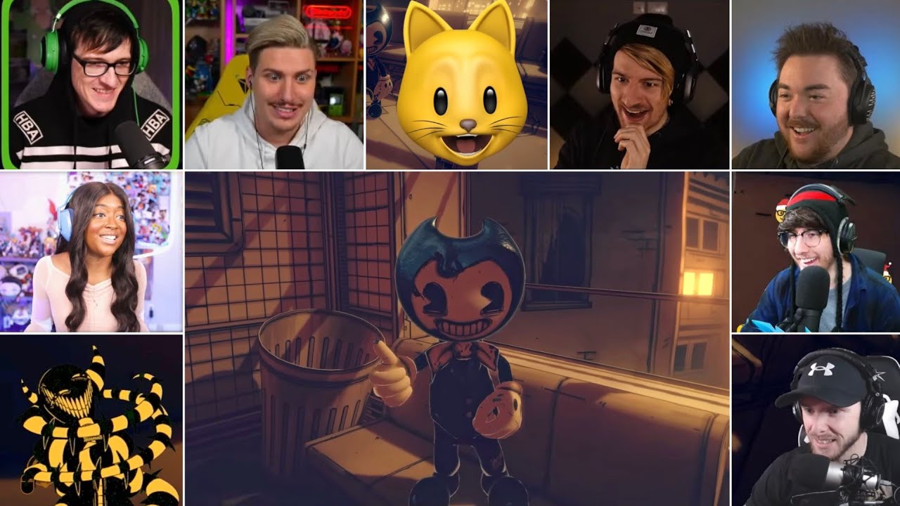 Реакция ютуберов на «Бенди прощает Одри и подружился с ней» | Bendy and the Dark Revival